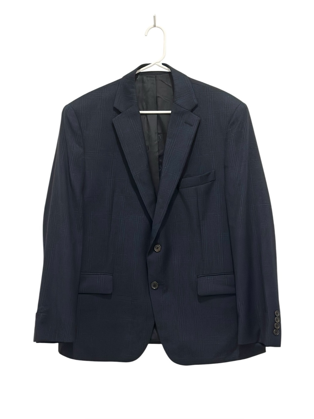 Lauren Ralph Lauren Men’s Blue Plaid Lined Sport Coat Blazer Suit Jacket 44S